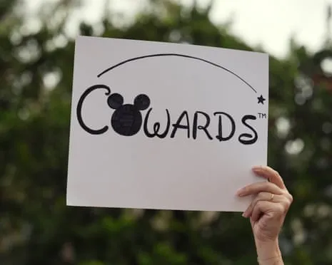 Scores Demonstrate Outside Mickey Mouse Company Headquarters Concerning ‘Authoritarian’ Jimmy Kimmel Suspension